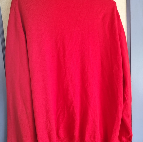 Maus and Hoffman Red V-Neck Cardigan Lemmermayer 100% Alpaca Wool - Picture 6 of 6